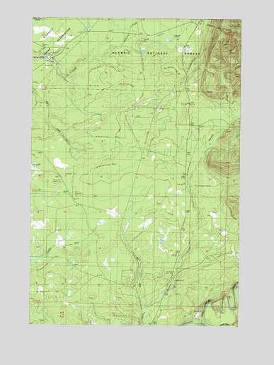Stevens Creek, WA USGS Topographic Map