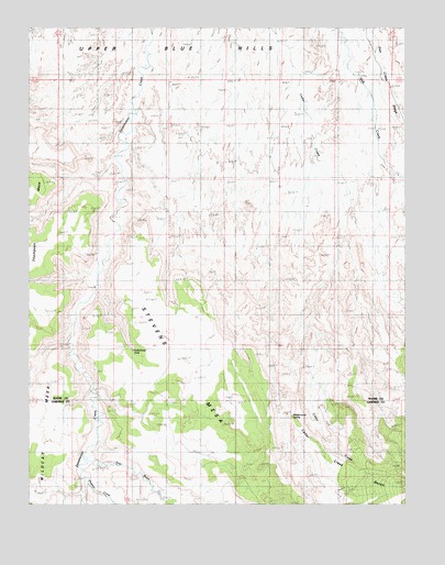 Stevens Mesa, UT USGS Topographic Map