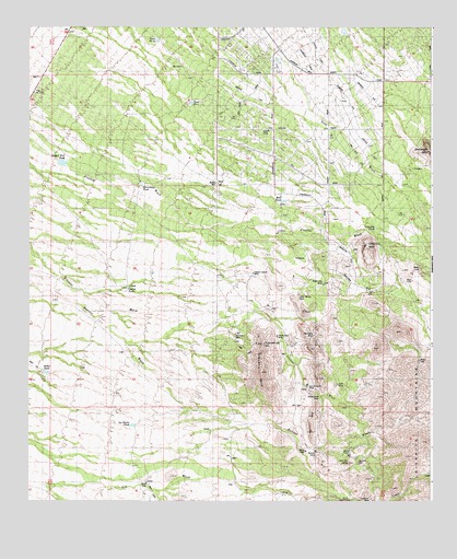 Stevens Mountain, AZ USGS Topographic Map