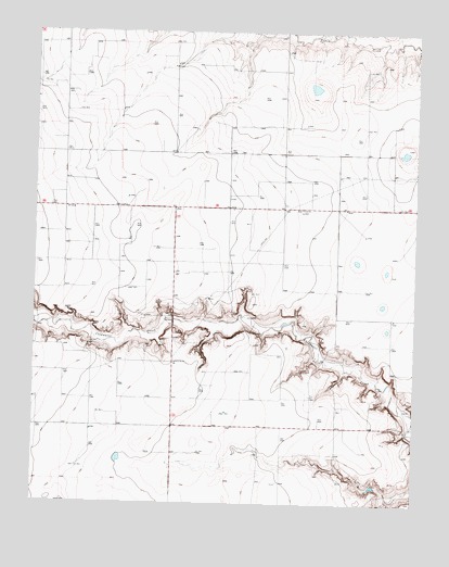 Stevens SW, TX USGS Topographic Map