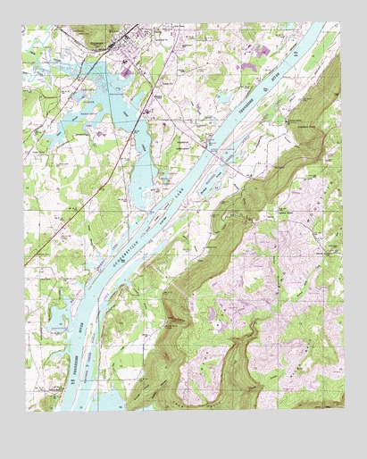 Stevenson, AL USGS Topographic Map