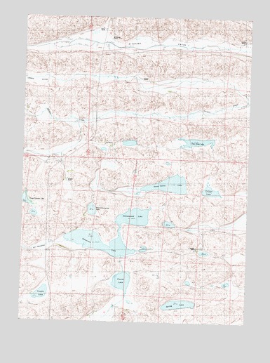 Steverson Lake, NE USGS Topographic Map