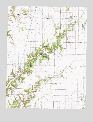 Stewardson West, IL USGS Topographic Map