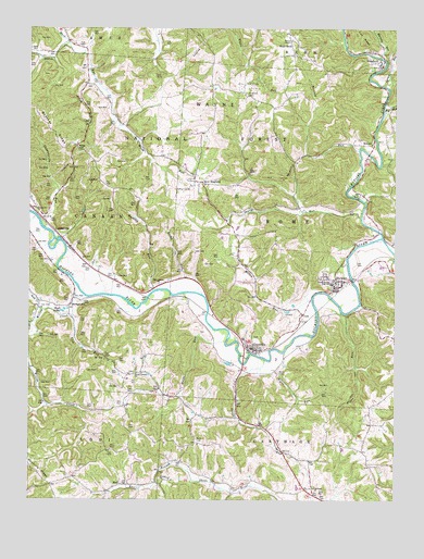 Stewart, OH USGS Topographic Map