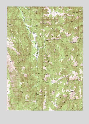 Stewart Flat, ID USGS Topographic Map