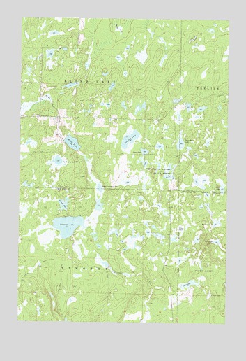 Stewart Lake, MN USGS Topographic Map