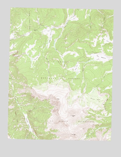 Stewart Peak, CO USGS Topographic Map