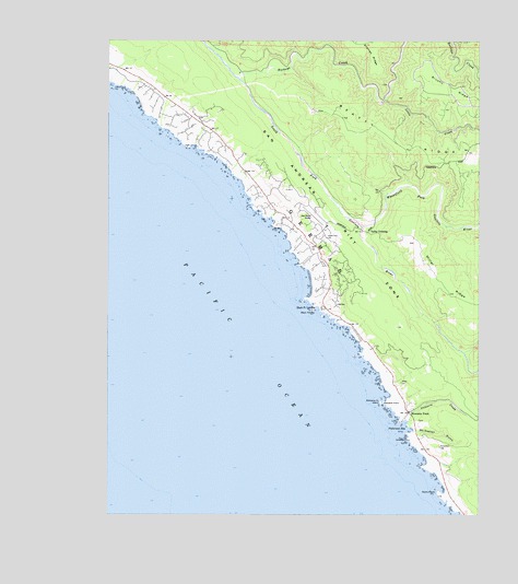 Stewarts Point, CA USGS Topographic Map