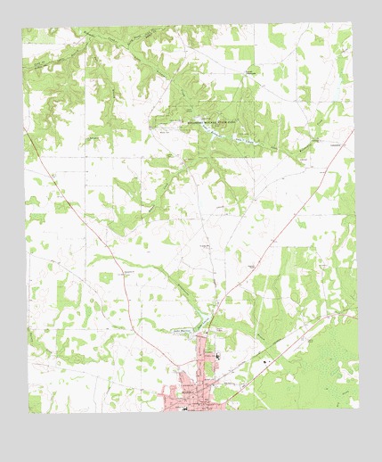 Blakely North, GA USGS Topographic Map