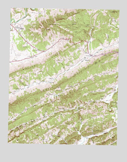 Stickleyville, VA USGS Topographic Map