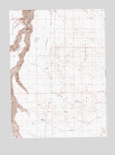 Stiff Tree Draw, ID USGS Topographic Map