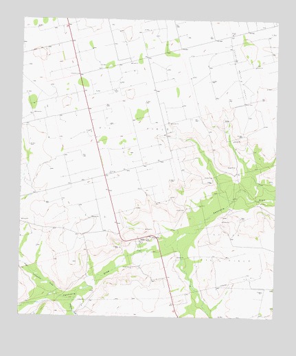 Stiles, TX USGS Topographic Map