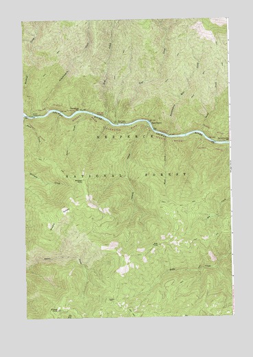 Stillman Point, ID USGS Topographic Map