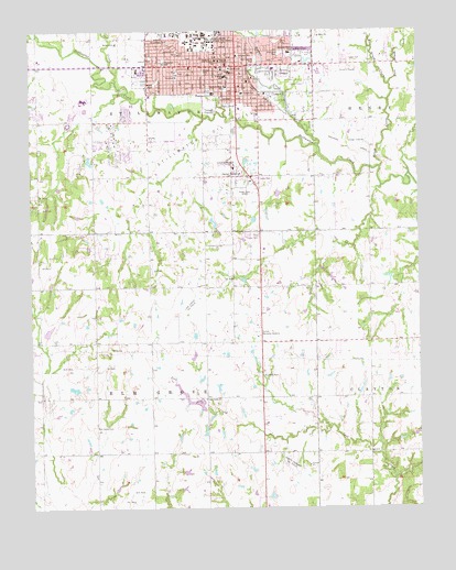 Stillwater South, OK USGS Topographic Map
