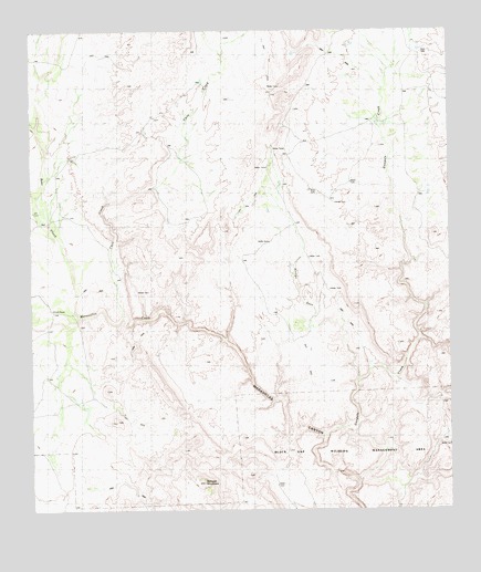 Stillwell Mountain, TX USGS Topographic Map