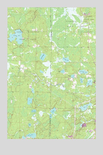 Stingy Lake, MN USGS Topographic Map