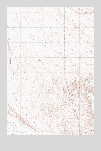 Stinking Coulee, MT USGS Topographic Map