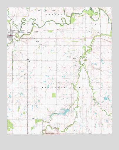 Stinking Creek, OK USGS Topographic Map
