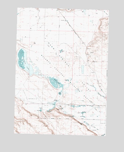 Stinking Lake, OR USGS Topographic Map