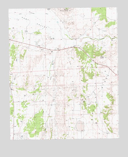 Stinking Springs, AZ USGS Topographic Map