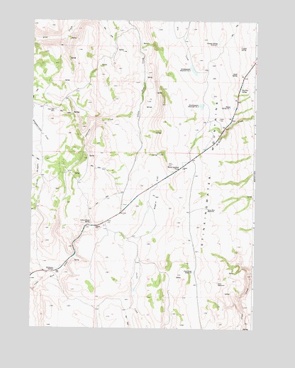 Stinkingwater Pass, OR USGS Topographic Map