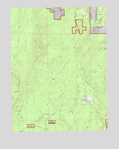 Stirling City, CA USGS Topographic Map