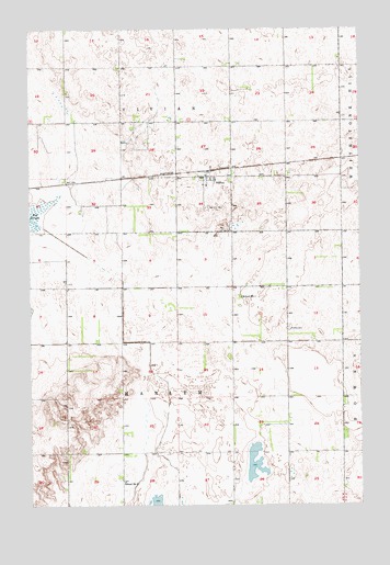 Stirum, ND USGS Topographic Map