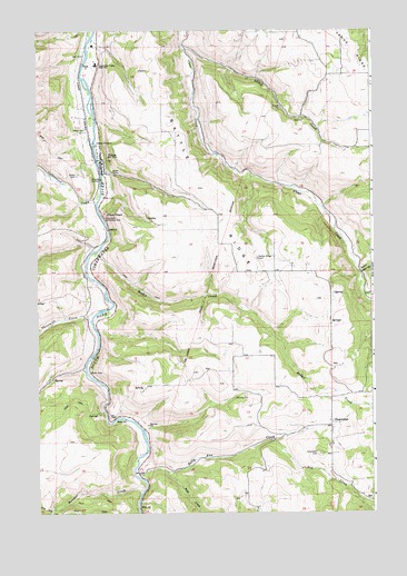 Stites, ID USGS Topographic Map