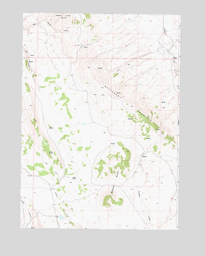 Stockade Mountain, OR USGS Topographic Map