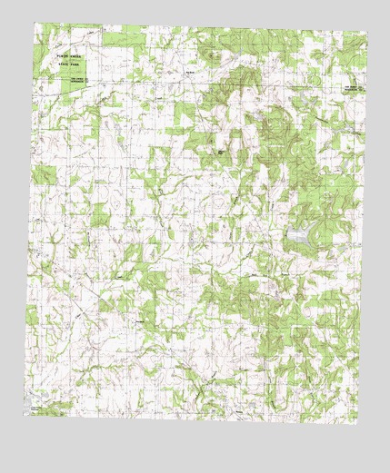 Stockard, TX USGS Topographic Map