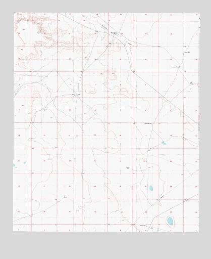Stockard Well, NM USGS Topographic Map