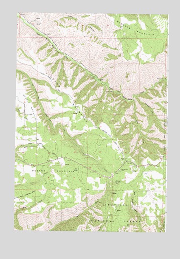 Blalock Mountain, OR USGS Topographic Map