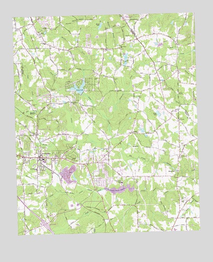 Stockbridge, GA USGS Topographic Map