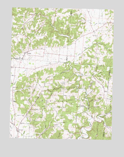 Stockdale, OH USGS Topographic Map