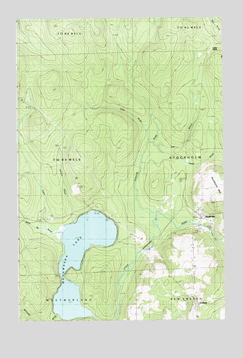 Stockholm, ME USGS Topographic Map