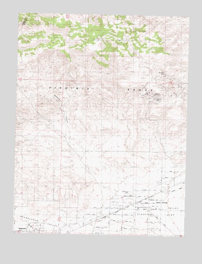 Stockton Flat Well, NV USGS Topographic Map