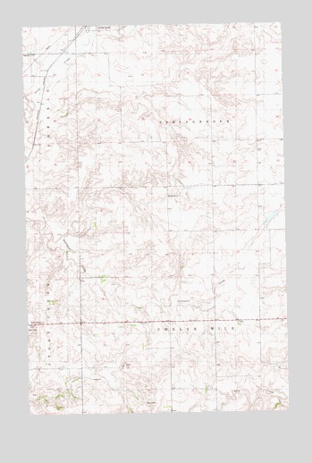 Stockyard Creek, ND USGS Topographic Map