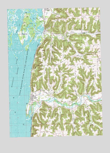 Stoddard, WI USGS Topographic Map