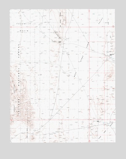 Stone Cabin Ranch, NV USGS Topographic Map