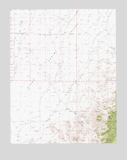 Stone Cabin Ranch SE, NV USGS Topographic Map