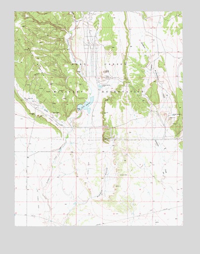Stone City, CO USGS Topographic Map
