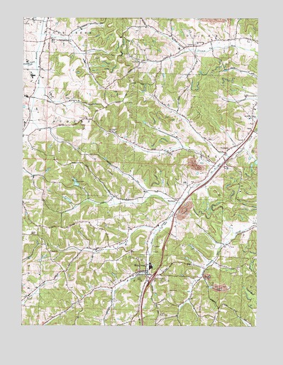 Stone Creek, OH USGS Topographic Map