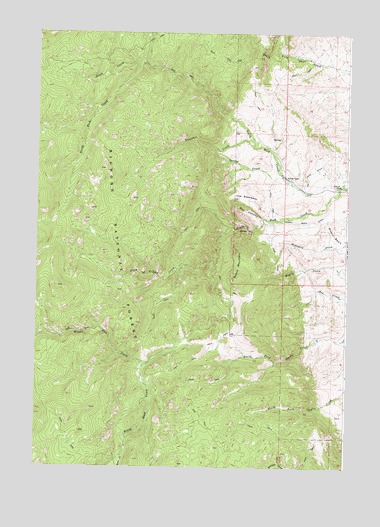 Stone Mountain, WY USGS Topographic Map