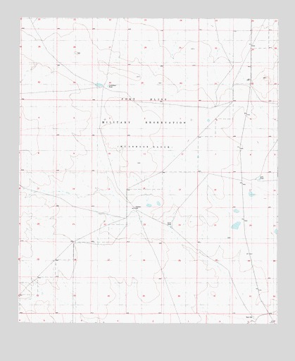 Stone Well, NM USGS Topographic Map
