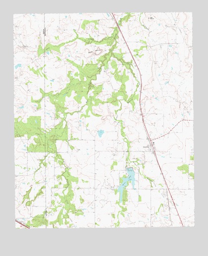 Stoneburg, TX USGS Topographic Map