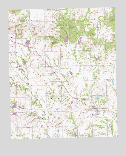 Stonewall, OK USGS Topographic Map