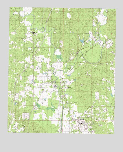 Stonewall, MS USGS Topographic Map