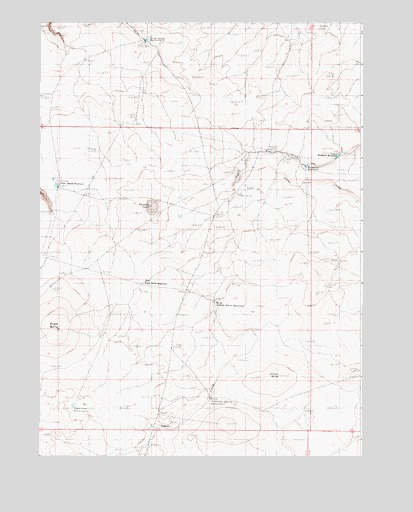 Stoney Corral, OR USGS Topographic Map