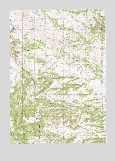Stoney Point, WY USGS Topographic Map