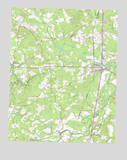 Stony Creek, VA USGS Topographic Map